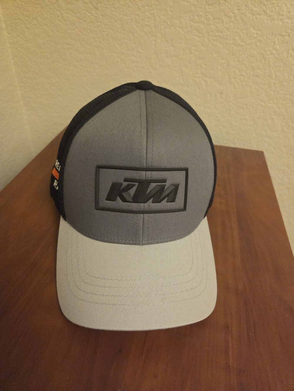 Men's KTM Logo "Like New" Gray & Black Trucker Hat